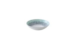 Assiette coupe creuse rond Aquamarine porcelaine vitrifiée Ø 18,2 cm Fusion - CHURCHILL Online