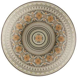 Assiette coupe creuse rond Argila Décor Genoa porcelaine Ø 26,1 cm Earth - RAK Outlet