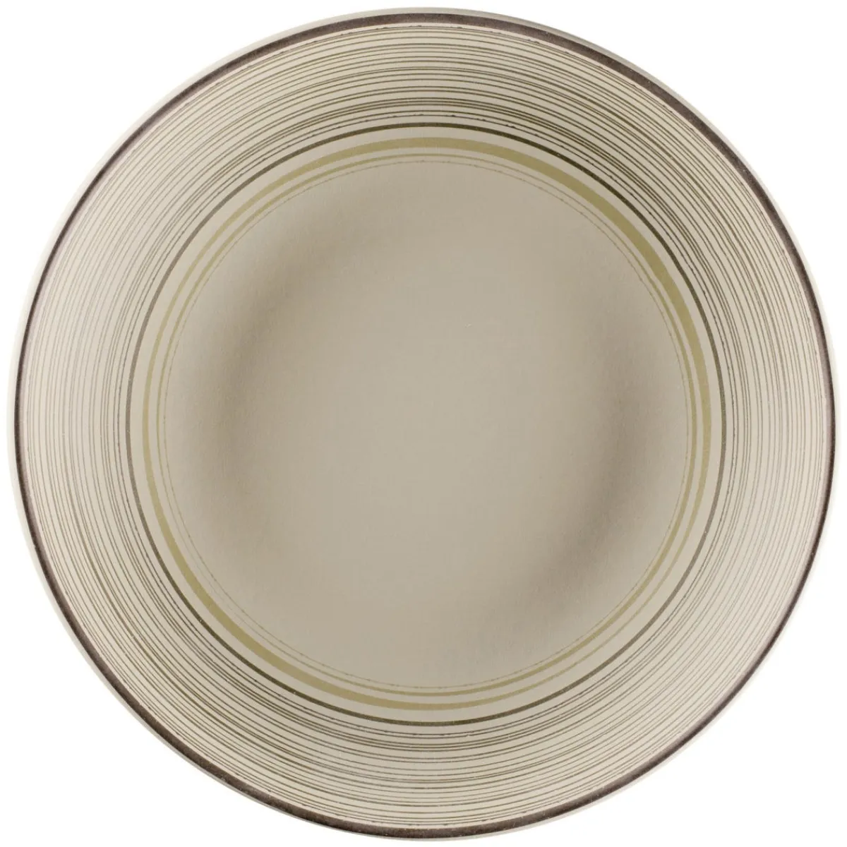 Assiette coupe creuse rond Argila Décor Larissa porcelaine Ø 26,1 cm Earth - RAK Outlet