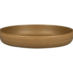 Assiette coupe creuse rond Autumn Brown porcelaine vitrifiée Ø 23,7 cm Selva - RAK Online