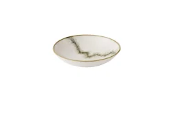 Assiette coupe creuse rond barley white porcelaine vitrifiée Ø 24,8 cm Spice - CHURCHILL Discount