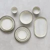 Assiette coupe creuse rond beige porcelaine Ø 21,5 cm Lunéa - PRO.MUNDI Best