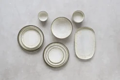 Assiette coupe creuse rond beige porcelaine Ø 21,5 cm Lunéa - PRO.MUNDI Best