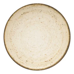 Assiette coupe creuse rond beige porcelaine Ø 21,5 cm Lunéa - PRO.MUNDI Best