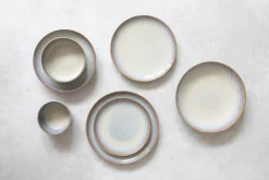Assiette coupe creuse rond beige porcelaine Ø 23 cm Savanna - ACCOLADE Clearance