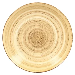 Assiette coupe creuse rond beige porcelaine vitrifiée Ø 25,9 cm Twirl - RAK Clearance