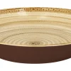 RAK Assiette coupe creuse rond beige porcelaine vitrifiée Ø 36,2 cm Twirl Hot