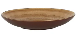 Assiette coupe creuse rond beige porcelaine vitrifiée Ø 22,2 cm Twirl - RAK Hot