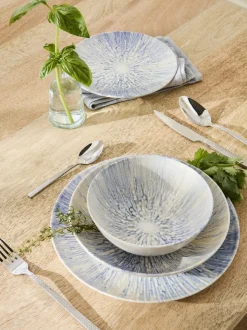 Assiette coupe creuse rond bleu porcelaine Ø 21 cm Coral - ESSENTIALS COLLECTION Best
