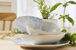 Assiette coupe creuse rond bleu porcelaine Ø 21 cm Coral - ESSENTIALS COLLECTION Best