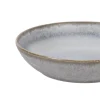 PRO.MUNDI Assiette coupe creuse rond bleu glacier grès émaillé Ø 22 cm Snow Discount