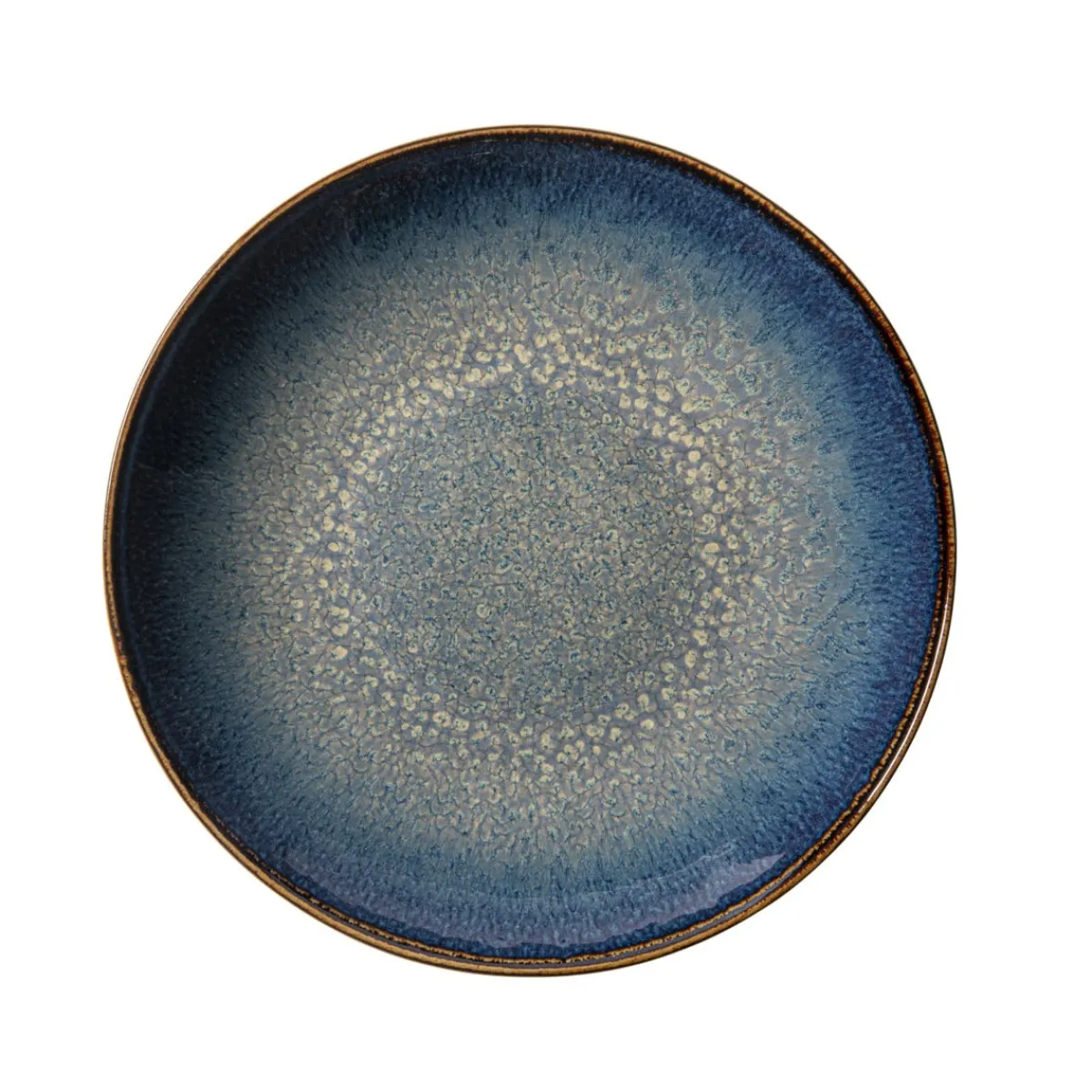 Assiette coupe creuse rond bleu foncé porcelaine Ø 23 cm Seablue - ACCOLADE Best