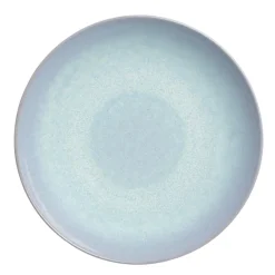 Assiette coupe creuse rond bleu porcelaine Ø 26 cm Azure - ACCOLADE Best