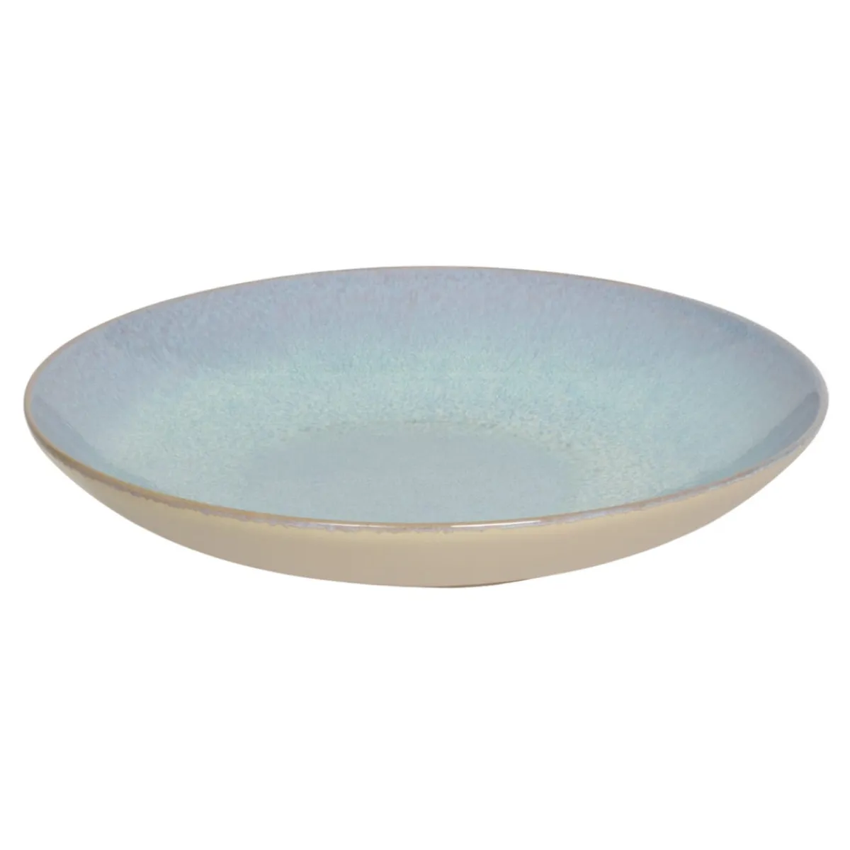 ACCOLADE Assiette coupe creuse rond bleu porcelaine Ø 23 cm Azure