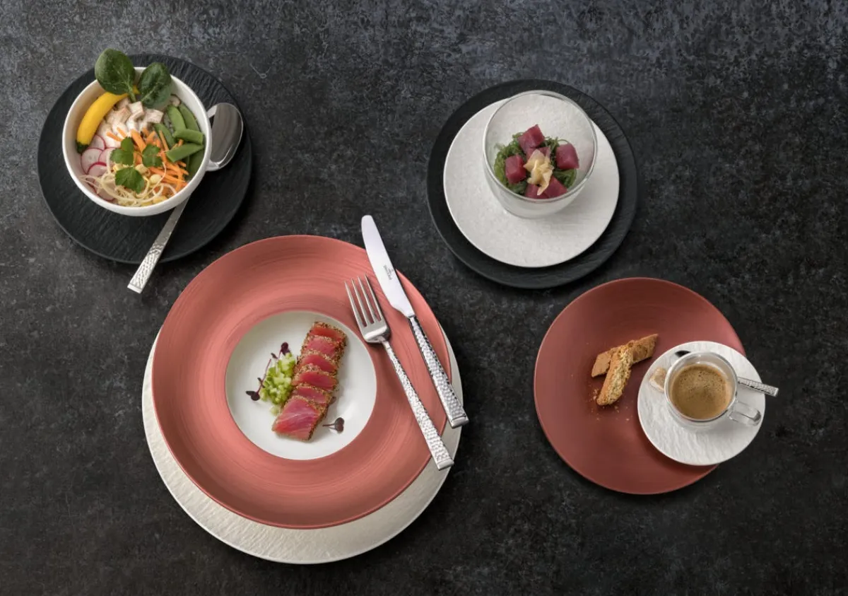 Assiette coupe creuse rond blanc porcelaine Ø 29 cm The Rock - VILLEROY & BOCH Hot