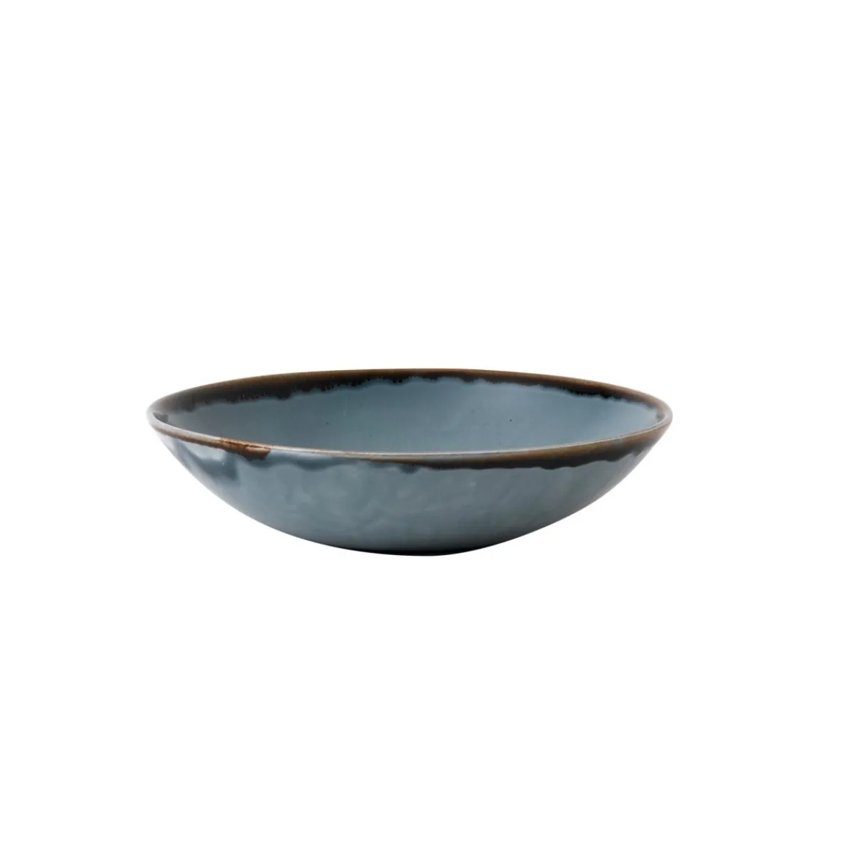 DUDSON Assiette coupe creuse rond bleu porcelaine vitrifiée Ø 18,2 cm Harvest Best