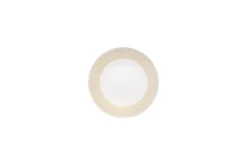 Assiette coupe creuse rond blanc porcelaine Ø 24 cm  Couronne - DEGRENNE Discount
