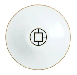 VILLEROY & BOCH Assiette coupe creuse rond blanc porcelaine bone china Ø 28,5 cm Metrochic Discount