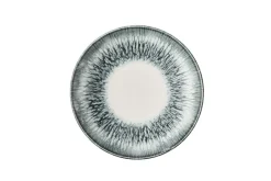 Assiette coupe creuse rond Black porcelaine vitrifiée Ø 24,8 cm Inked Lume - CHURCHILL Clearance