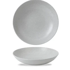 DUDSON Assiette coupe creuse rond blanc porcelaine vitrifiée Ø 24,8 cm Evo Origins Discount