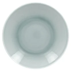Assiette coupe creuse rond bleu porcelaine vitrifiée Ø 22,2 cm Vintage - RAK Discount