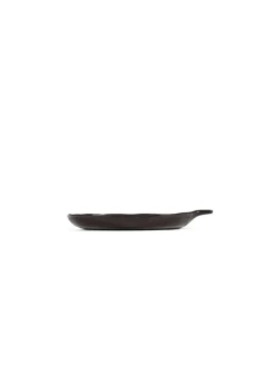 SERAX Assiette coupe creuse rond ébène grès émaillé 20x17 cm La Mère