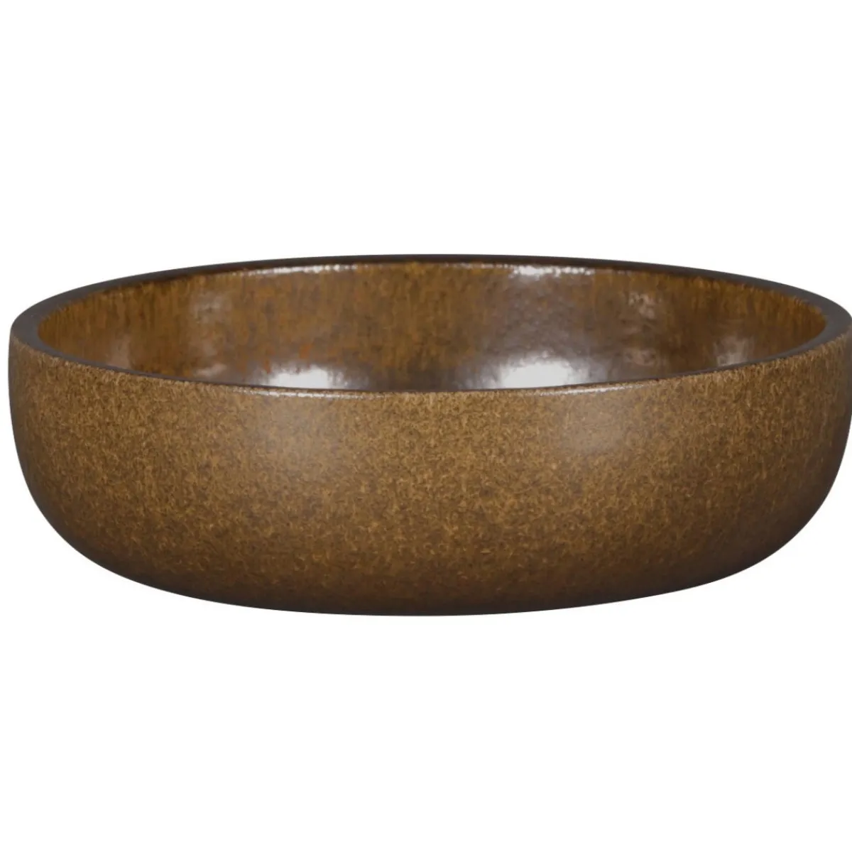 RAK Assiette coupe creuse rond bronze porcelaine vitrifiée Ø 16 cm stone Ease