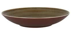 RAK Assiette coupe creuse rond bronze porcelaine vitrifiée Ø 29,7 cm stone Ease Clearance