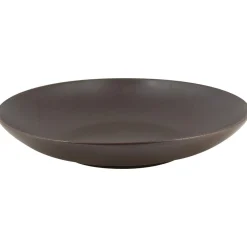 RAK Assiette coupe creuse rond brun porcelaine vitrifiée Ø 22,2 cm Genesis Discount