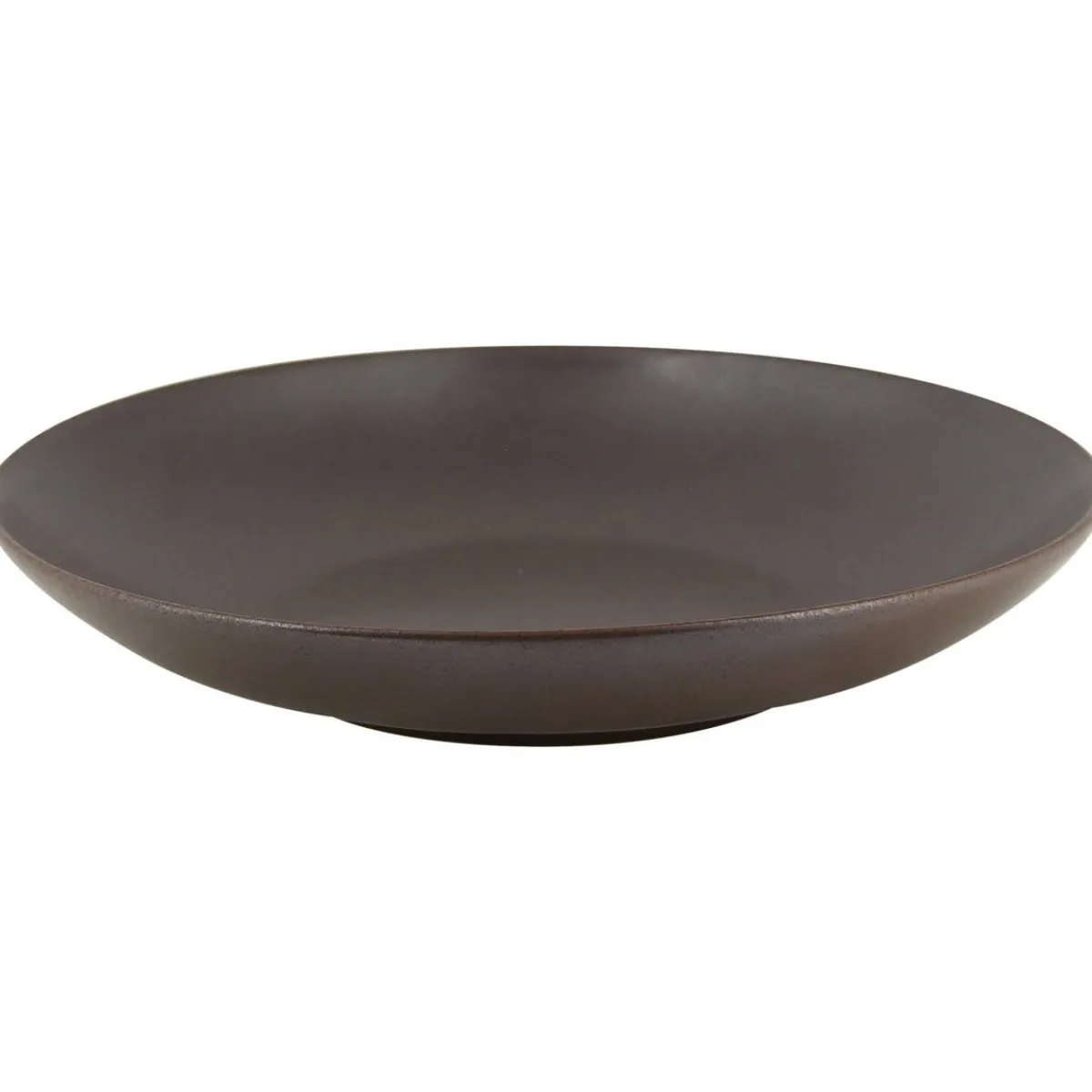 RAK Assiette coupe creuse rond brun porcelaine vitrifiée Ø 22,2 cm Genesis Discount