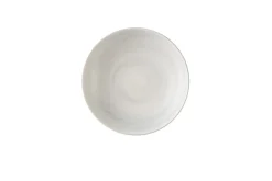 CHURCHILL Assiette coupe creuse rond Canvas grey porcelaine vitrifiée Ø 24,8 cm Stonecast Canvas Hot