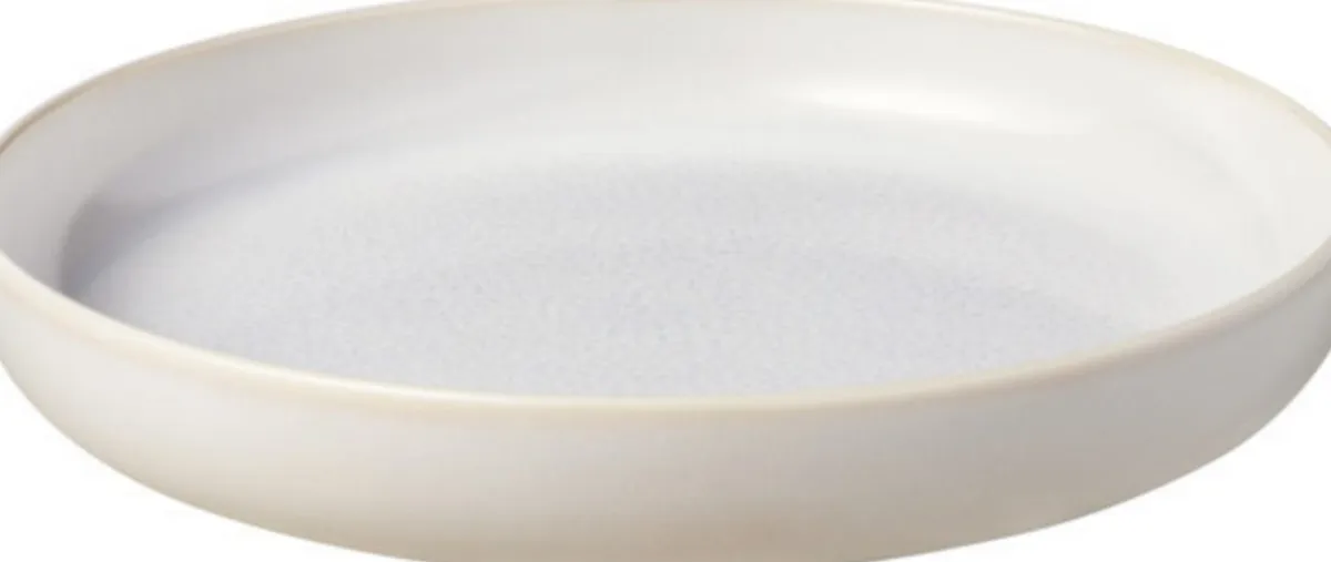 Assiette coupe creuse rond Cotton porcelaine Ø 21,5 cm Crafted - VILLEROY & BOCH