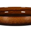 Assiette coupe creuse rond cuivre porcelaine vitrifiée Ø 29,7 cm stone Ease - RAK Discount