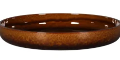 Assiette coupe creuse rond cuivre porcelaine vitrifiée Ø 29,7 cm stone Ease - RAK Discount