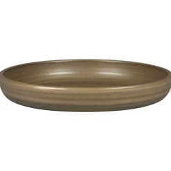 Assiette coupe creuse rond Dark Brown porcelaine vitrifiée Ø 25,8 cm Selva - RAK Outlet