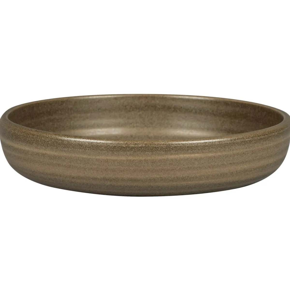 Assiette coupe creuse rond Dark Brown porcelaine vitrifiée Ø 19,8 cm Selva - RAK Best