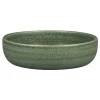 Assiette coupe creuse rond Dark Green porcelaine vitrifiée Ø 16 cm Selva - RAK
