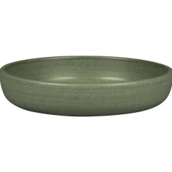 RAK Assiette coupe creuse rond Dark Green porcelaine vitrifiée Ø 19,8 cm Selva Discount