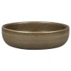 RAK Assiette coupe creuse rond Dark Brown porcelaine vitrifiée Ø 16 cm Selva New