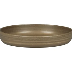 RAK Assiette coupe creuse rond Dark Brown porcelaine vitrifiée Ø 23,7 cm Selva