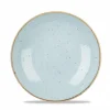 CHURCHILL Assiette coupe creuse rond duck egg porcelaine vitrifiée Ø 24,8 cm Stonecast Discount