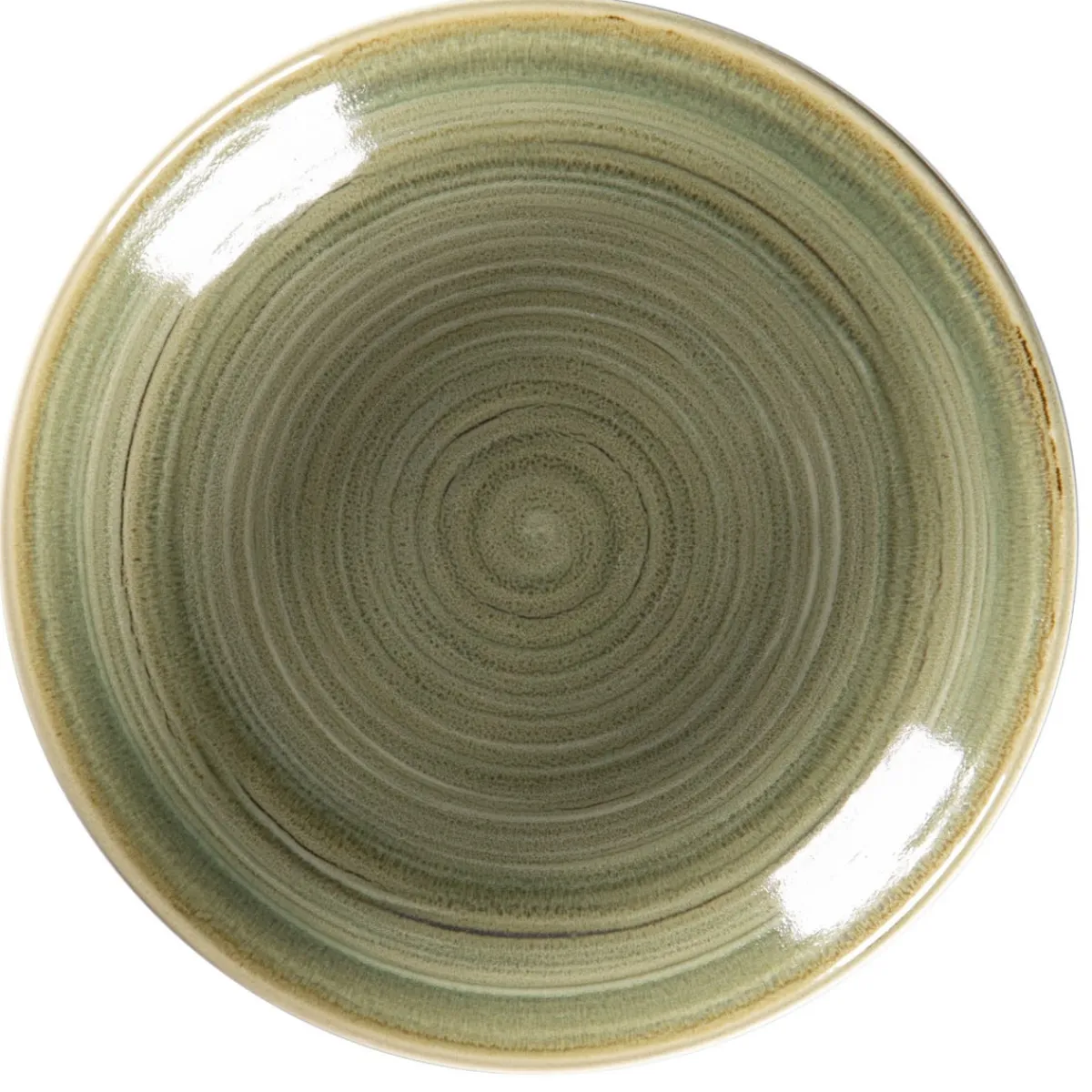 Assiette coupe creuse rond Emerald porcelaine vitrifiée Ø 25,9 cm stone Spot - RAK Hot