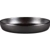 Assiette coupe creuse rond Forge porcelaine vitrifiée Ø 23,7 cm stone Ease - RAK Outlet