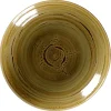 RAK Assiette coupe creuse rond Garnet porcelaine vitrifiée Ø 23 cm stone Spot