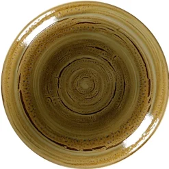 Assiette coupe creuse rond Garnet porcelaine vitrifiée Ø 27,8 cm stone Spot - RAK New