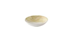 CHURCHILL Assiette coupe creuse rond Gold porcelaine vitrifiée Ø 24,8 cm Tide Hot