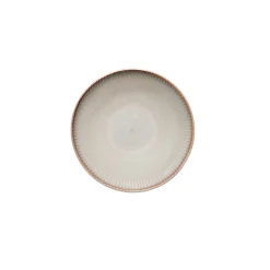 Assiette coupe creuse rond gris bleu porcelaine Ø 18 cm Serena - PRO.MUNDI Discount
