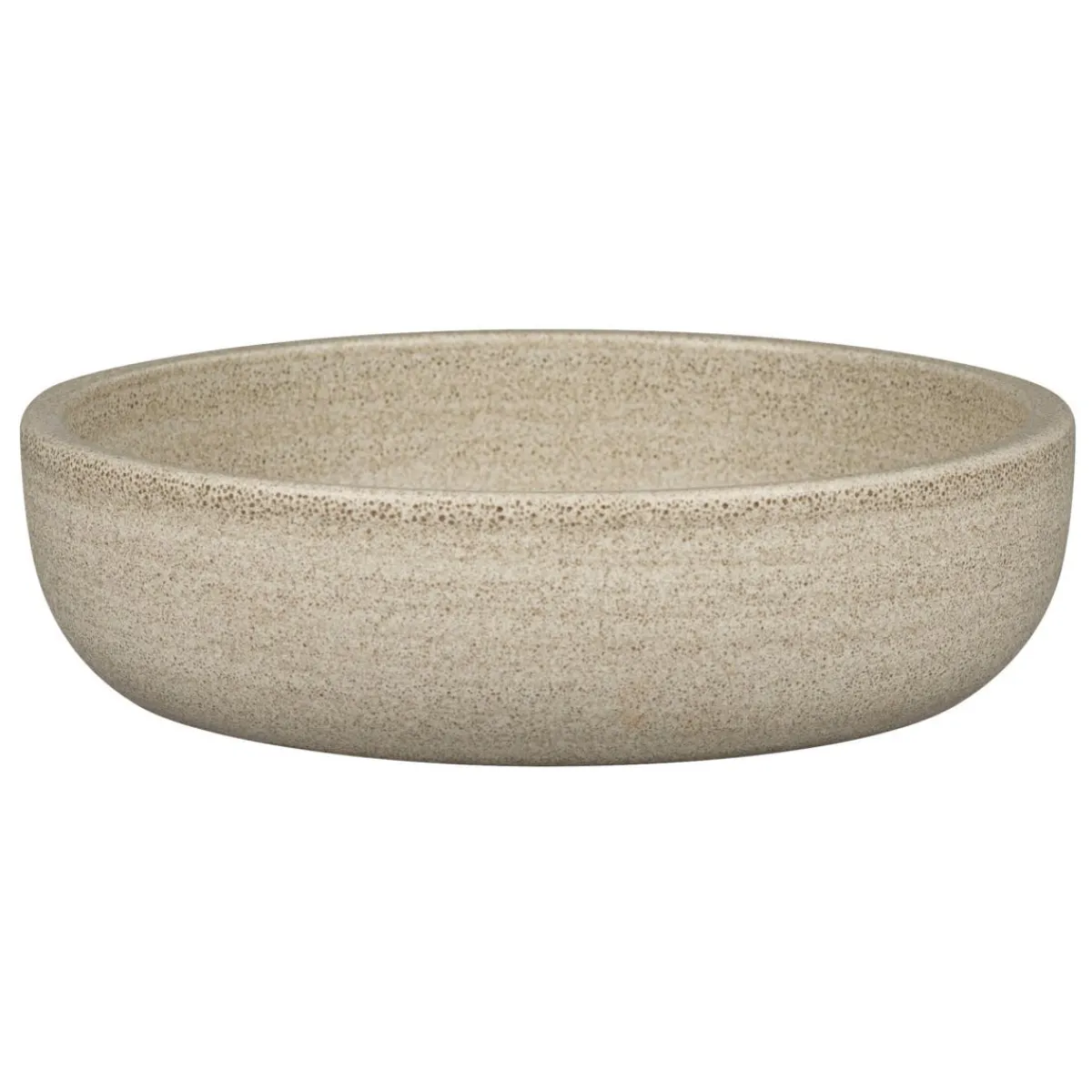 Assiette coupe creuse rond Grey porcelaine vitrifiée Ø 16 cm Selva - RAK