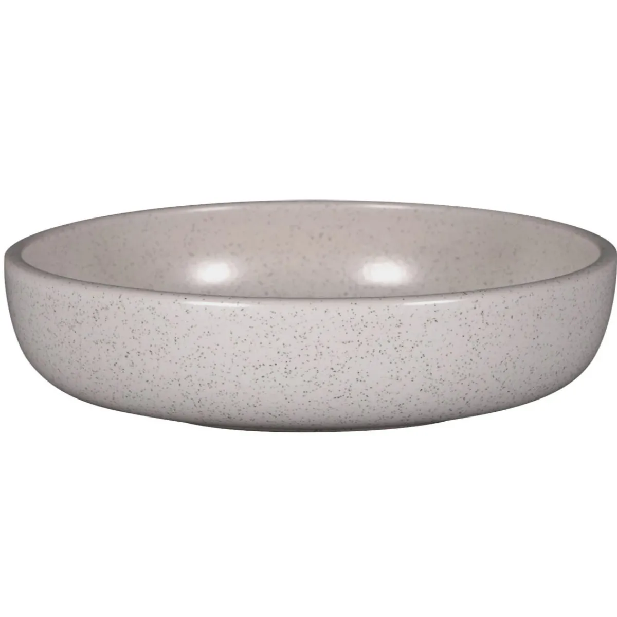 Assiette coupe creuse rond gris porcelaine vitrifiée Ø 19,8 cm stone Ease - RAK Outlet