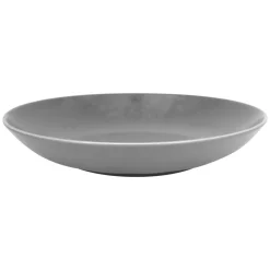 RAK Assiette coupe creuse rond gris porcelaine vitrifiée Ø 25,9 cm Shale